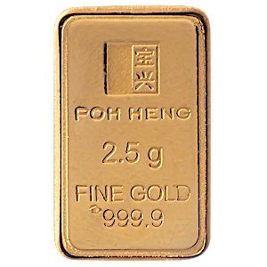 2.5 Gram Gold Bullion Bar - Various Non-LBMA Brands (Pre-Owned in Good Condition)