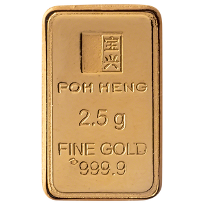 2.5 Gram Gold Bullion Bar - Various Non-LBMA Brands (Pre-Owned in Good Condition)