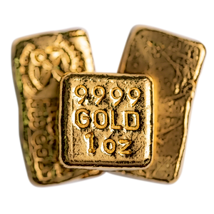 1 oz Gold Bullion Bar - Various Non-LBMA Brands (Pre-Owned in Good Condition)