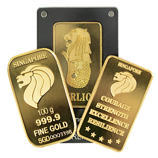 Buy 100 Gram Pre-Owned Gold Bullion Bars - Various Brands