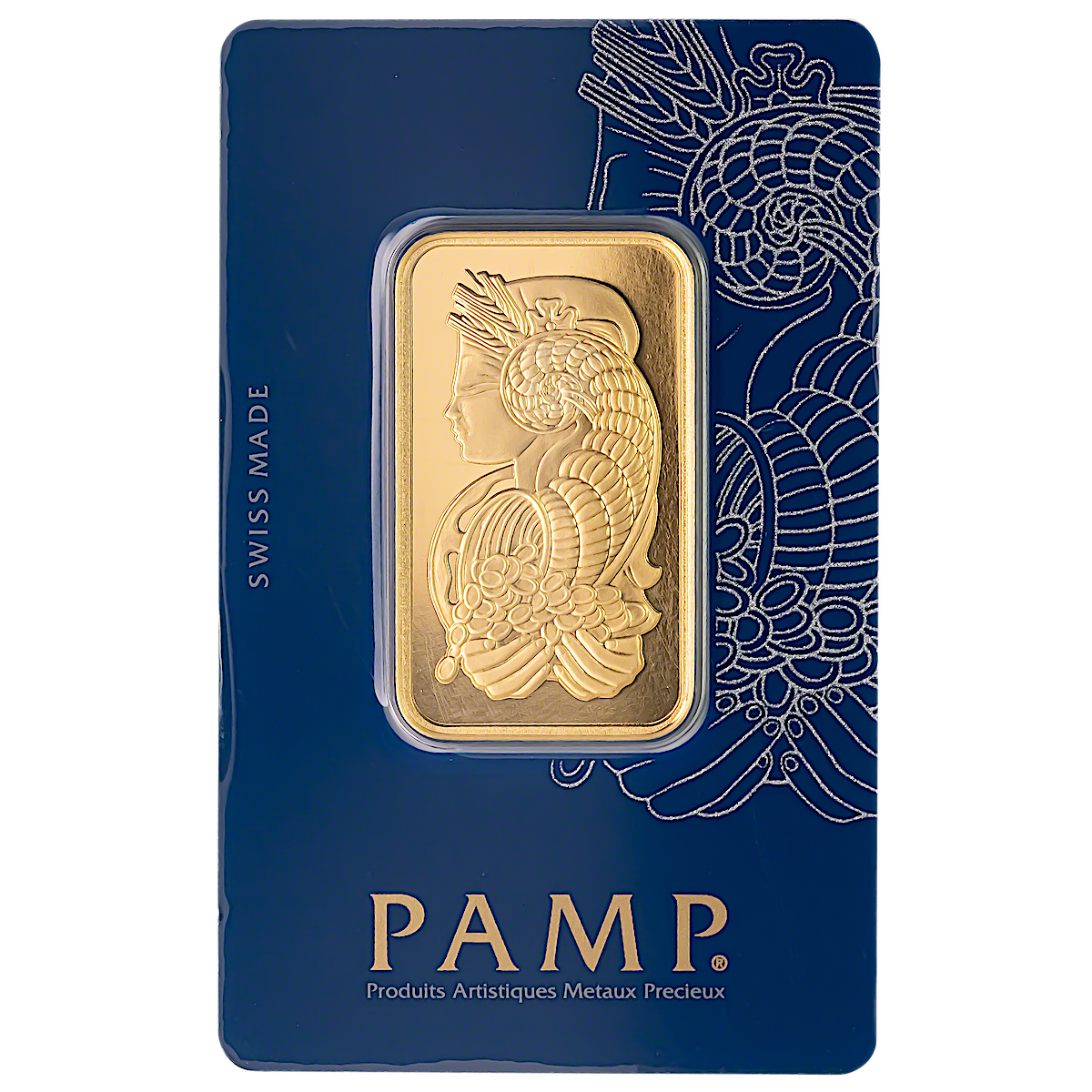 Buy 1 Oz PAMP Swiss Gold Bullion Bar Lady Fortuna Design