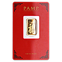 PAMP Gold Bar - True Happiness - 5 g PAMP Gold Bar - True Happiness - 5 g