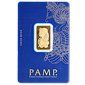 10 Gram PAMP Swiss Gold Bullion Bar