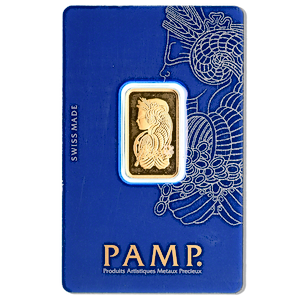 10 Gram PAMP Swiss Gold Bullion Bar