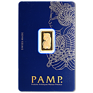 2.5 Gram PAMP Swiss Gold Bullion Bar