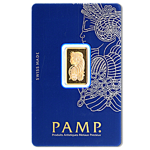 5 Gram PAMP Swiss Gold Bullion Bar