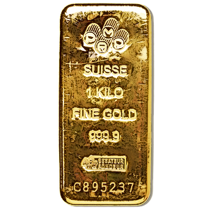 1 Kilogram PAMP Swiss Gold Bullion Bar