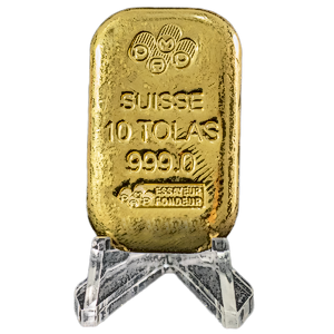 10 tola PAMP Swiss Gold Bar (Pre-Owned in Good Condition) 10 tola PAMP Swiss Gold Bar (Pre-Owned in Good Condition)