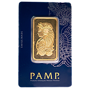 3 Tola PAMP Swiss Gold Bullion Bar (Pre-Owned in Good Condition)