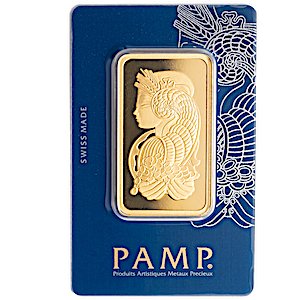 50 Gram PAMP Swiss Gold Bullion Bar