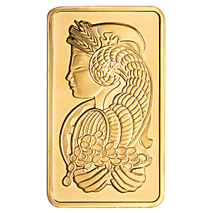 5 oz PAMP Swiss Gold Bullion Bar