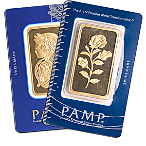 50 Gram PAMP Swiss Gold Bullion Bar