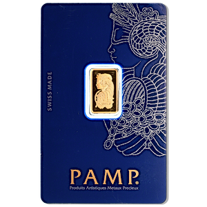 2.5 Gram PAMP Swiss Gold Bullion Bar (Pre-Owned in Good Condition)