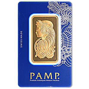 50 Gram PAMP Swiss Gold Bullion Bar