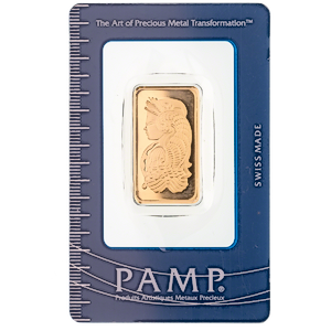 1/2 oz PAMP Swiss Gold Bullion Bar (Pre-Owned in Good Condition)