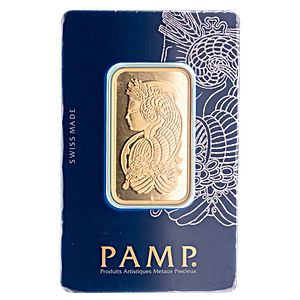 1 oz PAMP Swiss Gold Bullion Bar