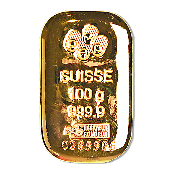 PAMP Gold Cast Bar - 100 g PAMP Gold Cast Bar - 100 g