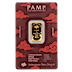 2025 5 Gram PAMP Swiss Good Luck Gold Bullion Bar - Dragon thumbnail