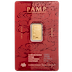 2.5 Gram PAMP Swiss Lucky Cat Gold Bullion Bar thumbnail