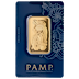 1 oz PAMP Swiss Gold Bullion Bar - Lady Fortuna Design thumbnail