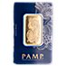 1 oz PAMP Swiss Gold Bullion Bar thumbnail