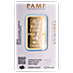 1 oz PAMP Swiss Gold Bullion Bar thumbnail