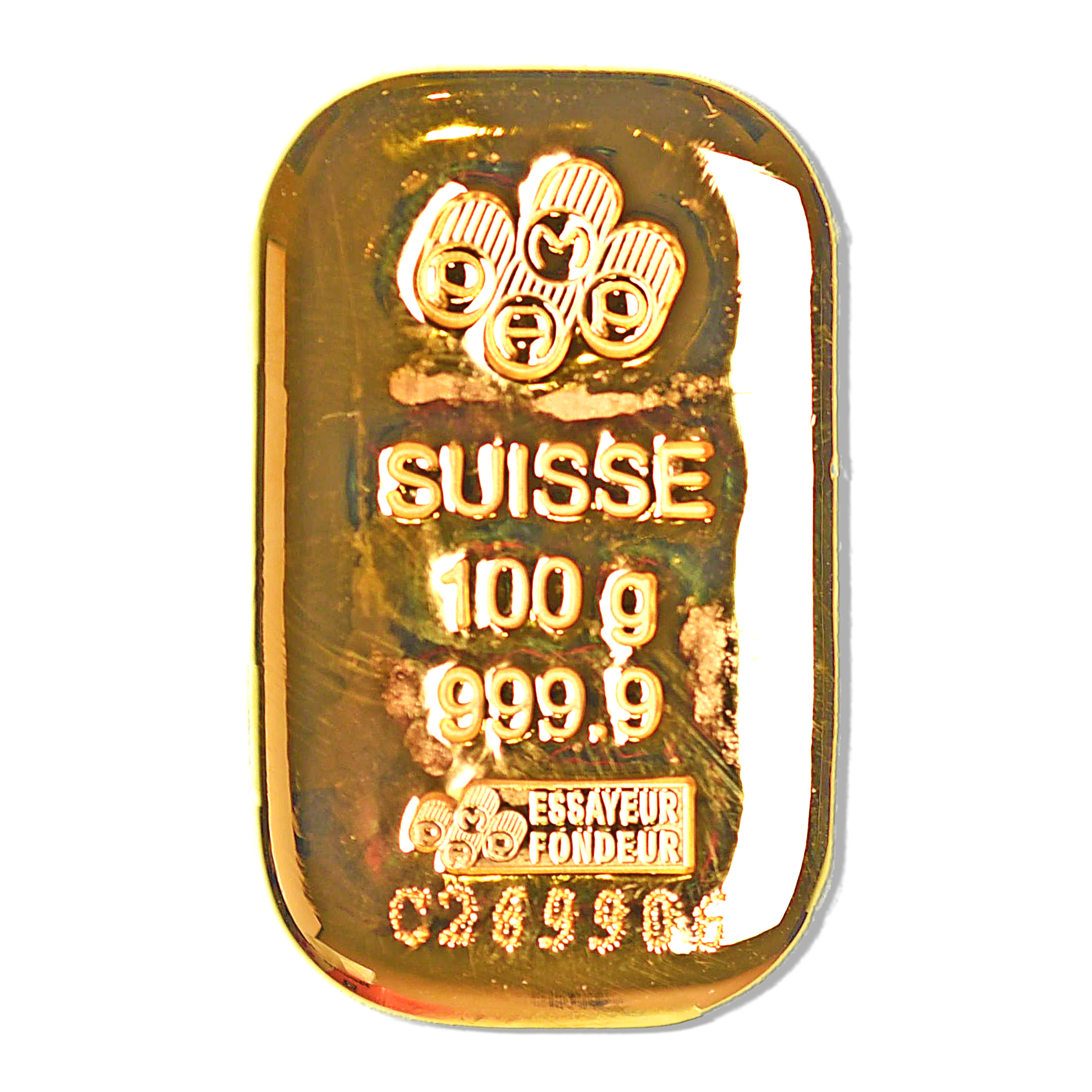 PAMP Gold Cast Bar 100 G Save Gold Volume Bulk Price