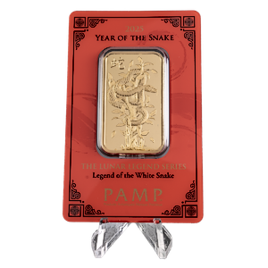 2025 1 oz PAMP Gold Lunar Series “Year of the Snake” Bar
