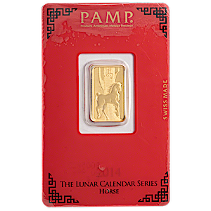 2014 5 Gram PAMP Lunar Series 