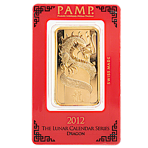 2012 100 Gram PAMP Lunar Series 