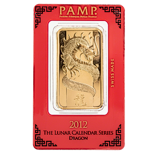 2012 100 Gram PAMP Lunar Series 