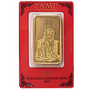 2018 100 Gram PAMP Lunar Series 