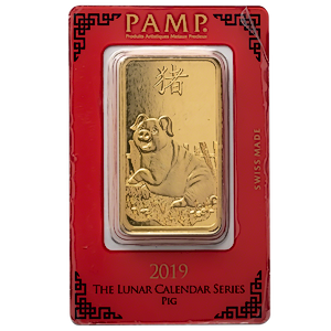 2019 100 Gram PAMP Lunar Series 
