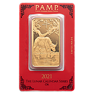 2021 100 Gram PAMP Lunar Series 