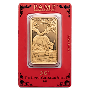 2021 100 Gram PAMP Lunar Series 