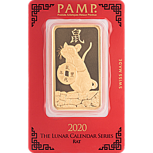 2020 100 Gram PAMP Lunar Series 