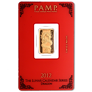 2012 5 Gram PAMP Lunar Series 
