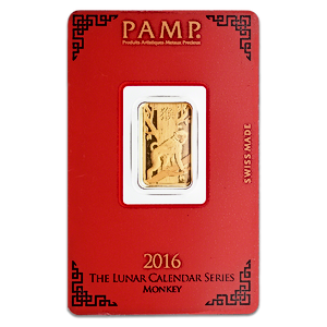 2016 5 Gram PAMP Lunar Series 