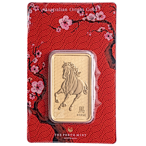 2026 1 oz Perth Mint Gold Lunar Horse Bullion Minted Bar