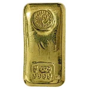 5 oz Perth Mint Cast Gold Bullion Bar