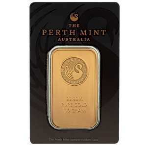 100 Gram Perth Mint Gold Bullion Bar