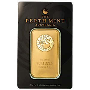 50 Gram Perth Mint Gold Bullion Bar
