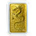 2018 1 oz Perth Mint Gold Dragon Rectangular Bullion Coin Bar thumbnail