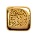 1 oz Perth Mint Cast Gold Bullion Bar - Square Button Design thumbnail