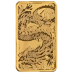2023 1 oz Perth Mint Gold Dragon Bullion Bar thumbnail