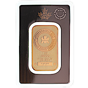 1 oz Royal Canadian Mint Gold Bullion Bar