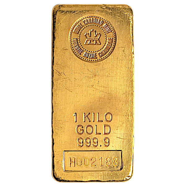 Buy 1 Kilogram Royal Canadian Mint Gold Bullion Bar