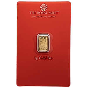 1 Gram Royal Mint Gold Ganesh Bullion Bar