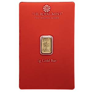 1 Gram Royal Mint Gold Om Bullion Bar