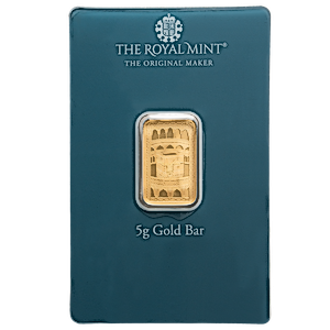 5 Gram Royal Mint Gold Kaaba Bullion Bar